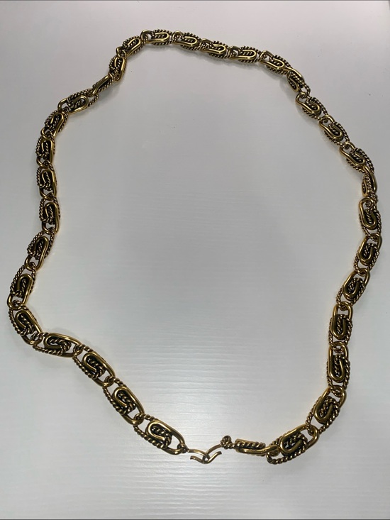 Anthropologie Accessories - Gold-Tone Rope Link Chain Belt
